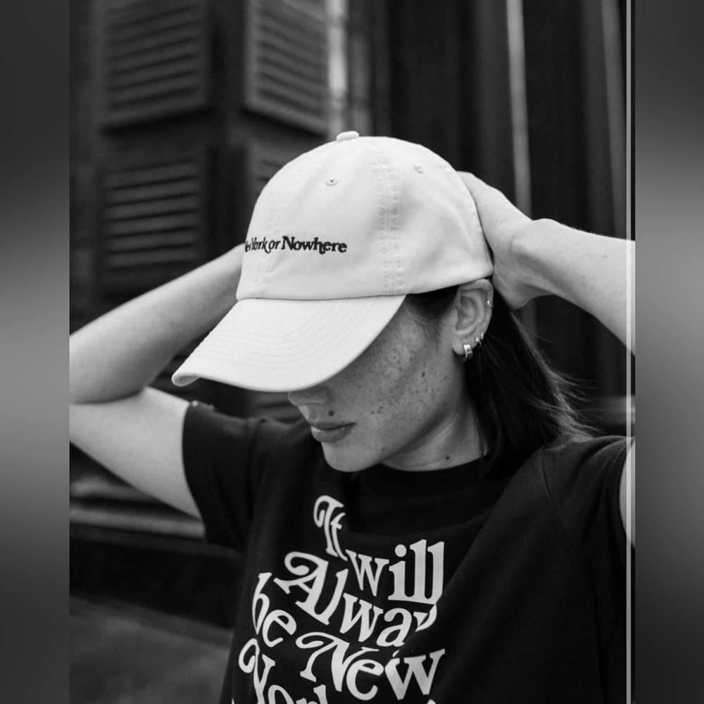 New York or Nowhere® Cream Signature Dad Hat